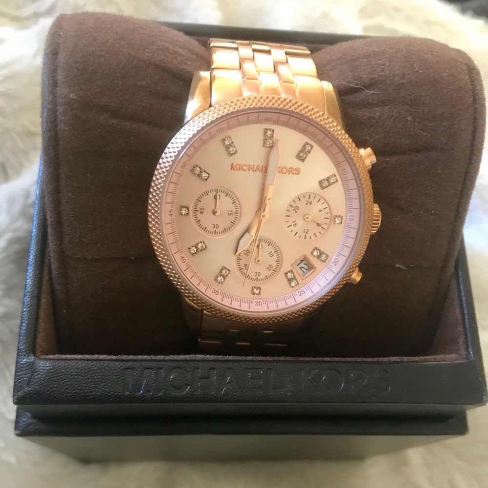 Rose Gold Michael Kors Watch